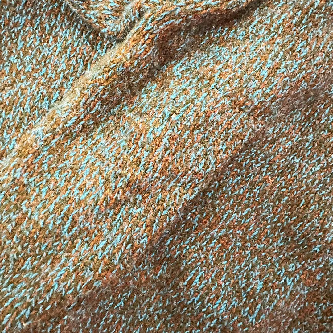 Marni x Uniqlo Blue Knit Zip Hoodie (M)