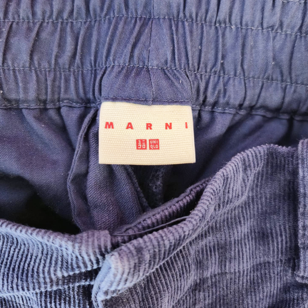 Marni x Uniqlo Wide Velour Pants (S)