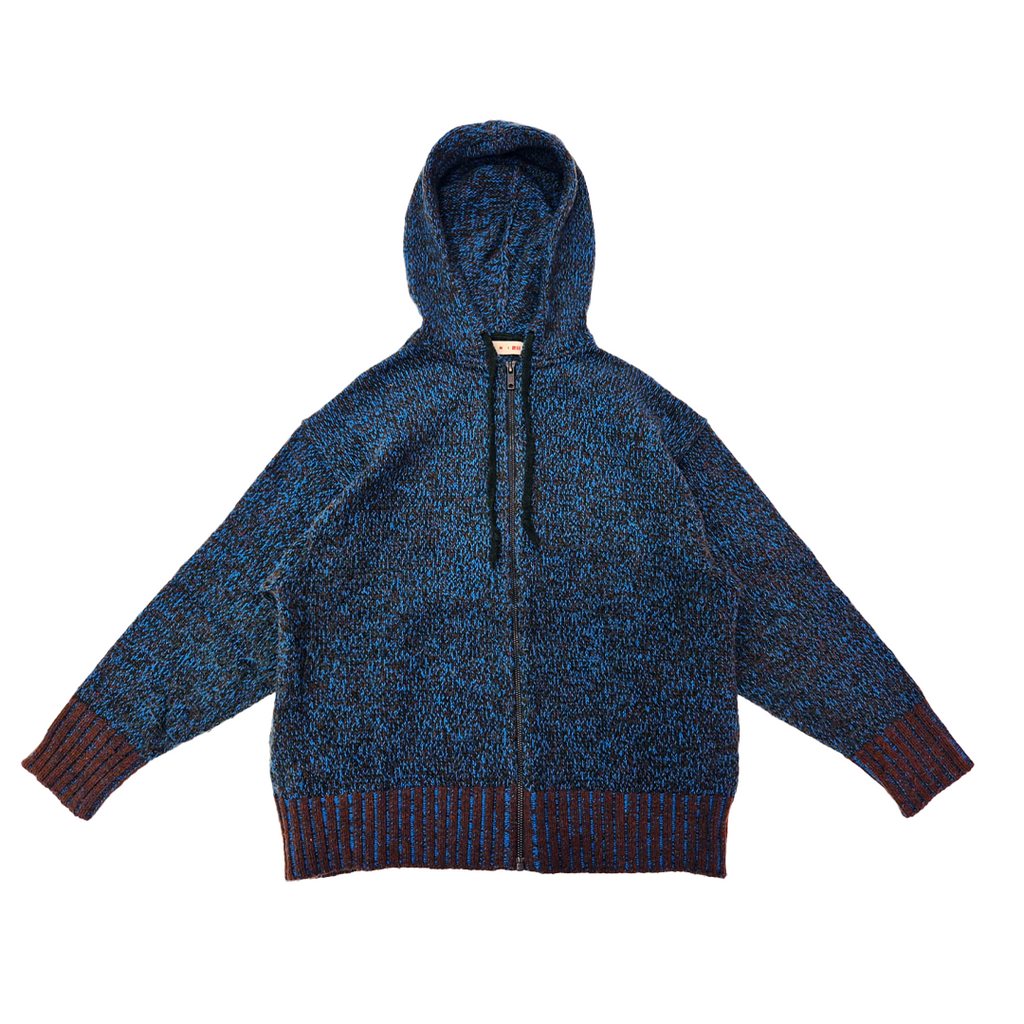 Uniqlo x Marni Zip Blue Knitted Hoodie (M)