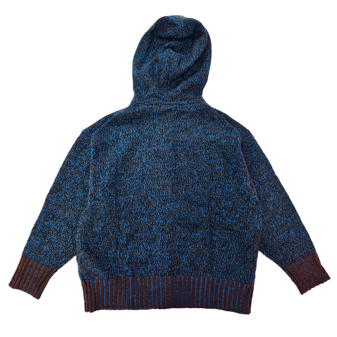 Uniqlo x Marni Zip Blue Knitted Hoodie (M)