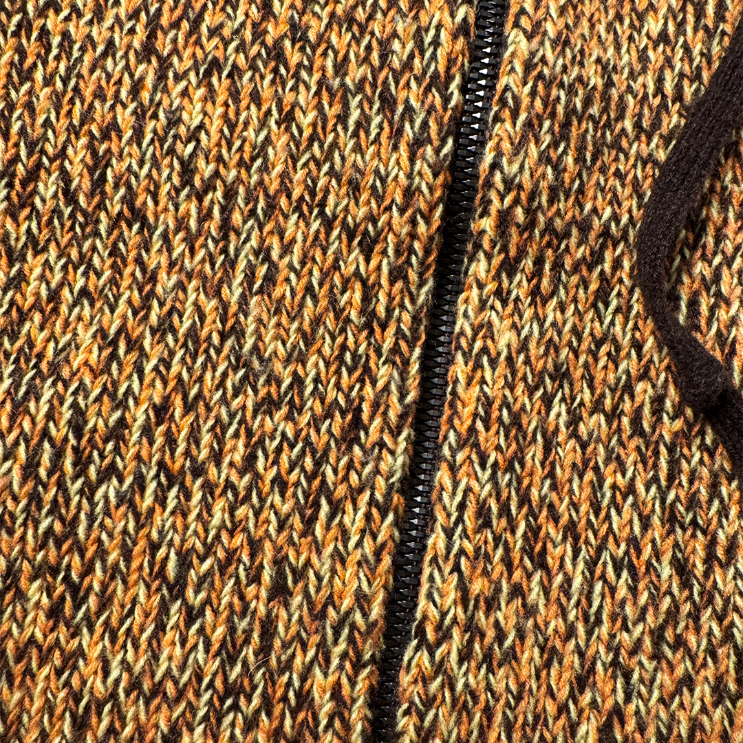 Marni x Uniqlo Beige Knit Zip Up Hoodie (S)