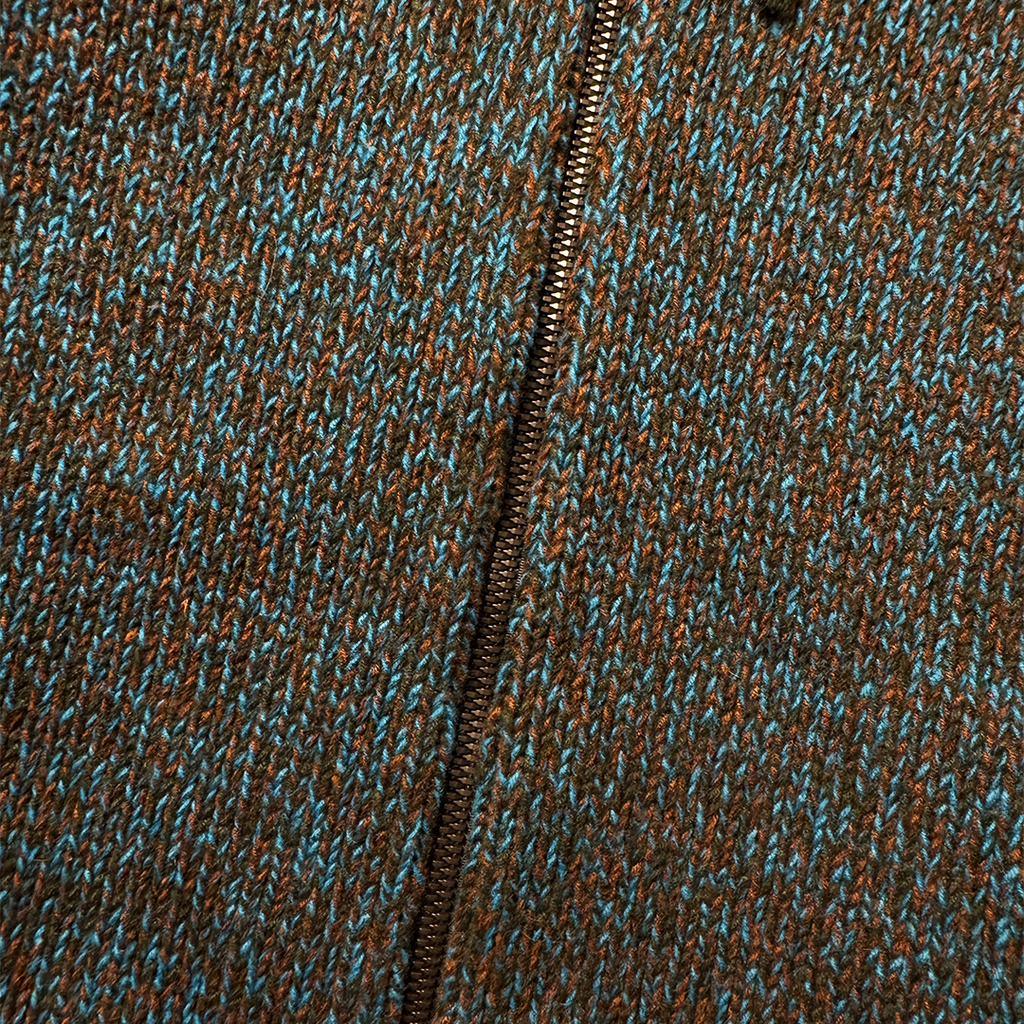 Marni x Uniqlo Blue Knit Zip Up Hoodie (L)