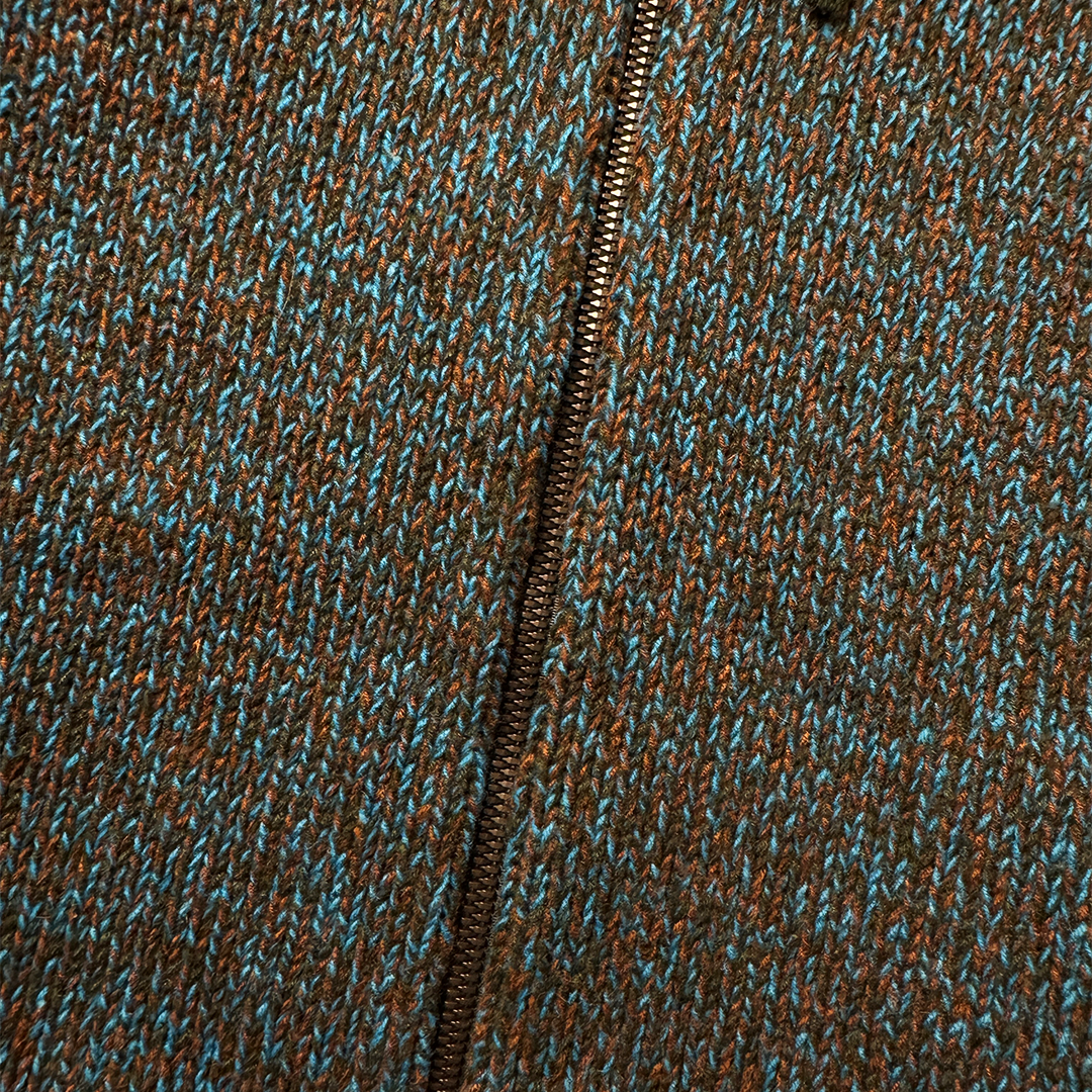 Marni x Uniqlo Blue Knit Zip Up Hoodie (L)