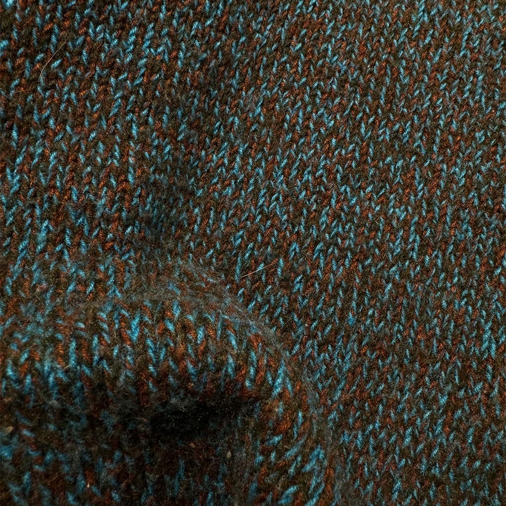 Marni x Uniqlo Blue Knit Zip-Up Hoodie (XL)