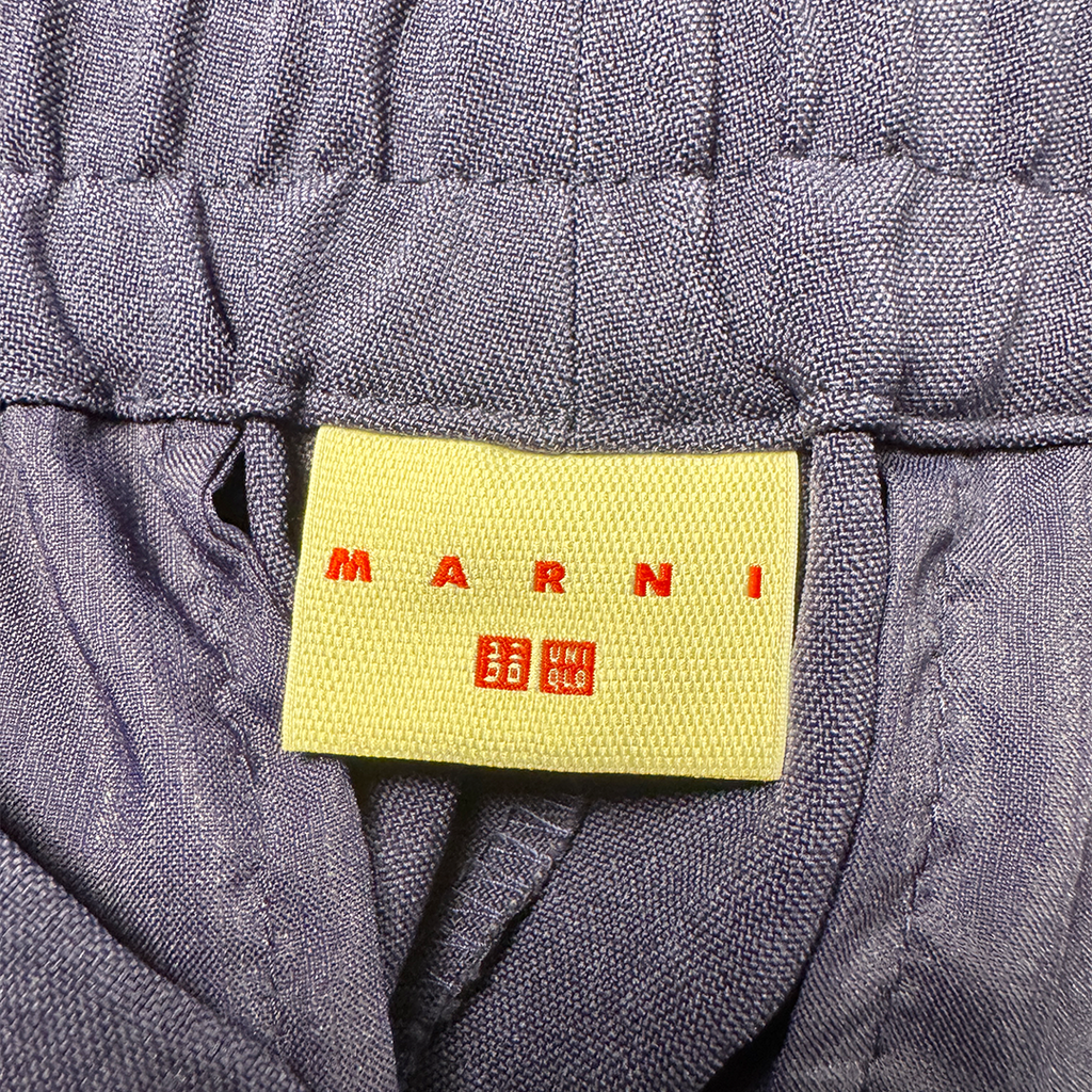 Marni x Uniqlo Purple/Blue Suit Pants (S)