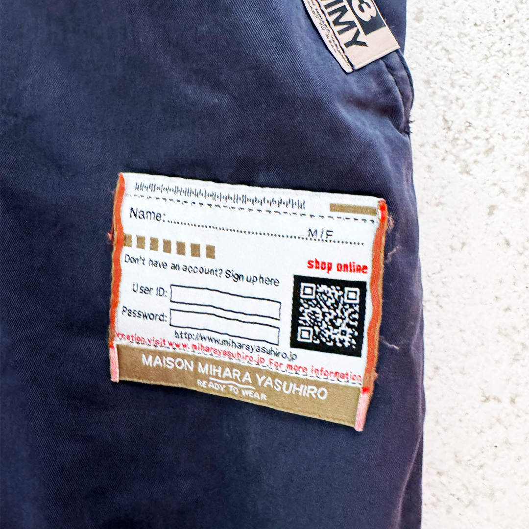 Maison Mihara Cargo Black Pants (46)