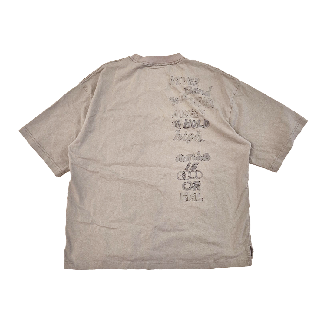 Maison Mihara Yasuhiro Distressed Grey Tee (48/L)