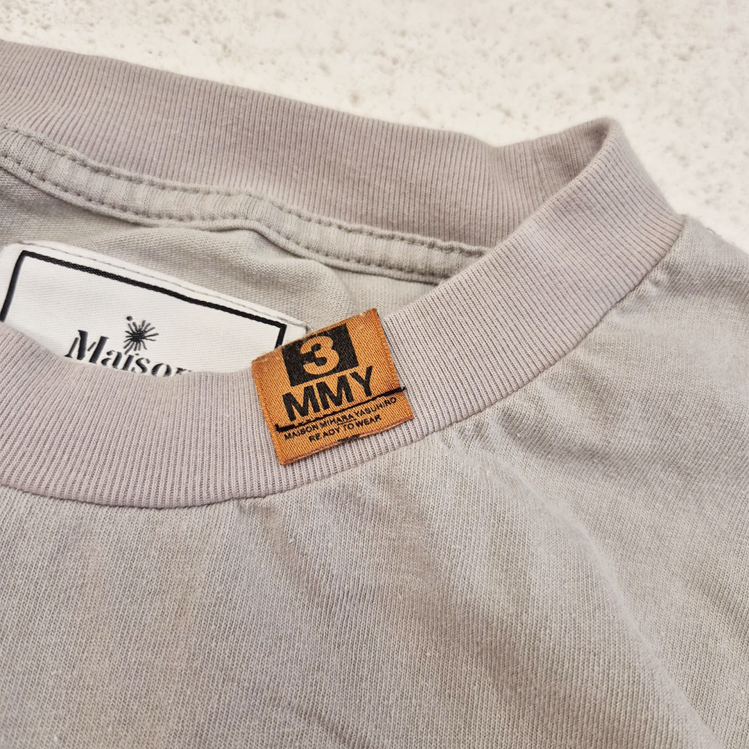 Maison Mihara Yasuhiro Distressed Grey Tee (48/L)