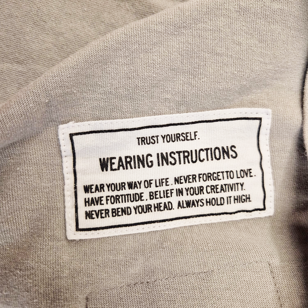 Maison Mihara Yasuhiro Distressed Grey Tee (48/L)
