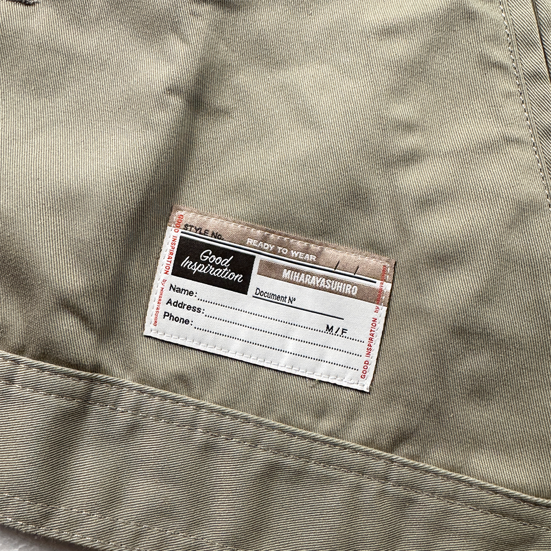 GU x Mihara Yasuhiro Beige Chef Jacket (L)