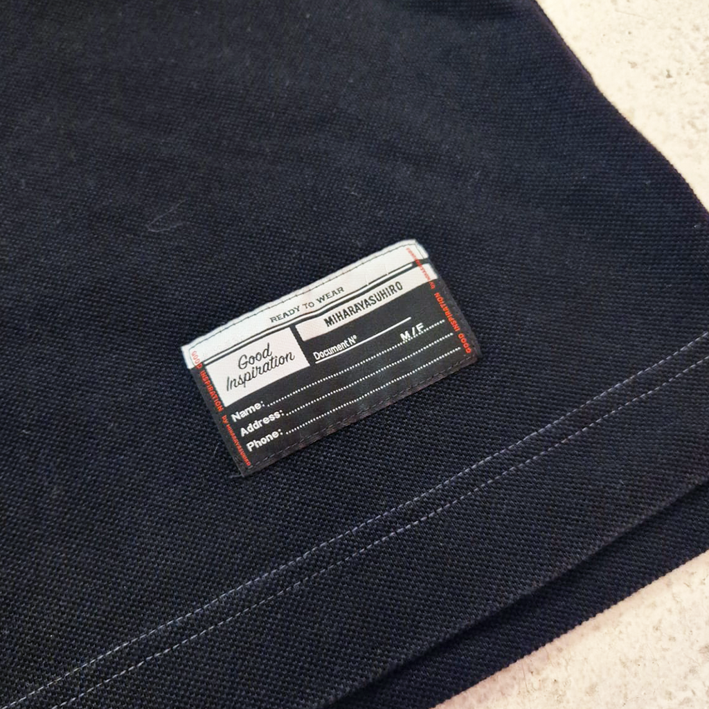 GU & Mihara Yasuhiro Collaboration T-Shirt Waffle Polo Shirt (M)