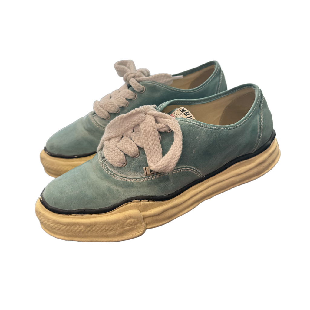 Maison Mihara Yasuhiro Baker Low Leather Blue (US10 / EU44) - 7.5/10