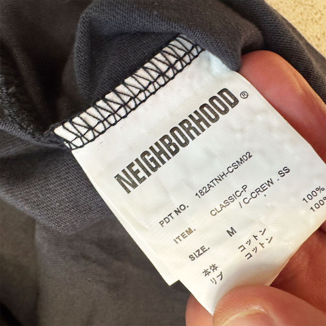 Neighborhood Pocket Black Long Sleeve Shirt (M)