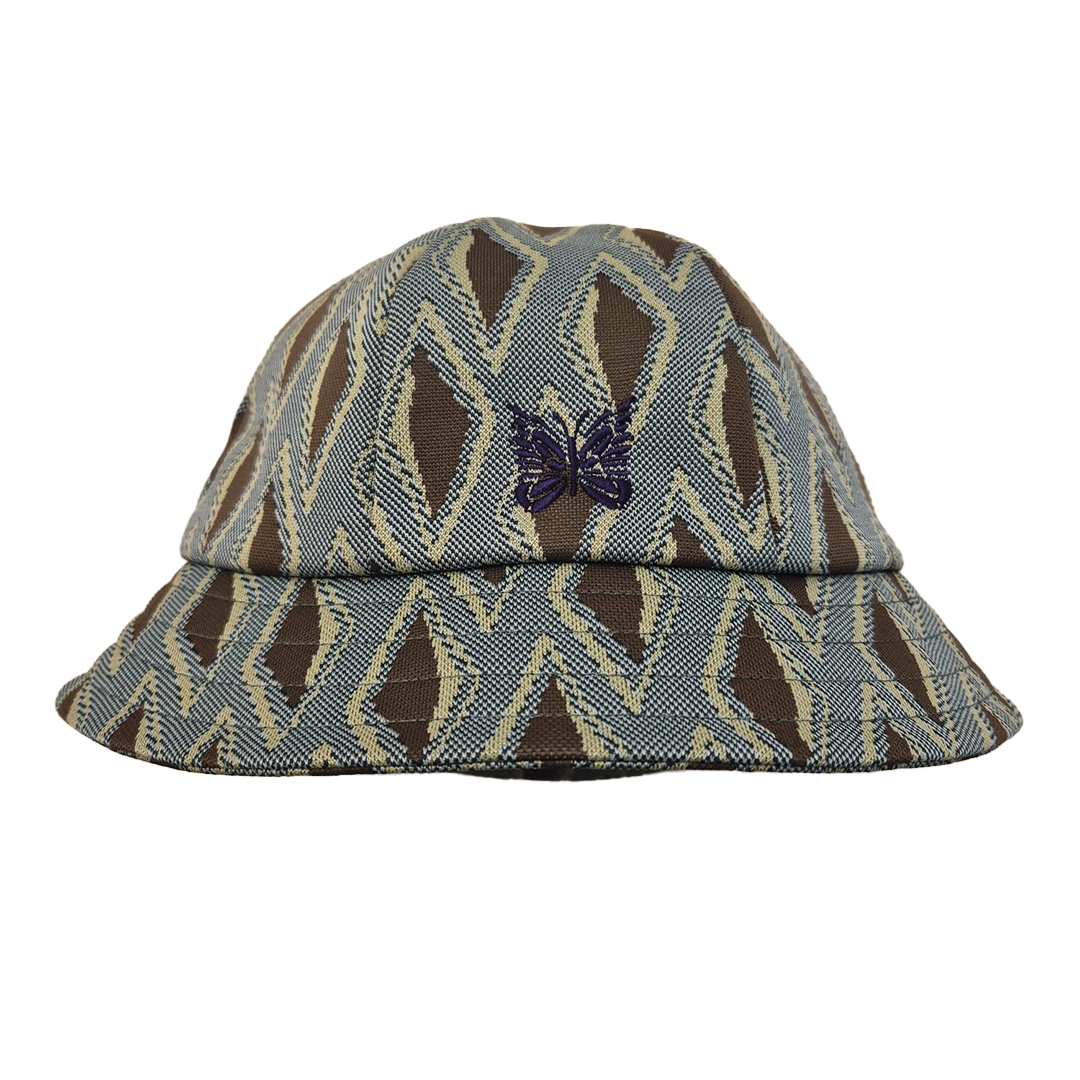 Needles Abstract Turquoise Bucket Hat (L)