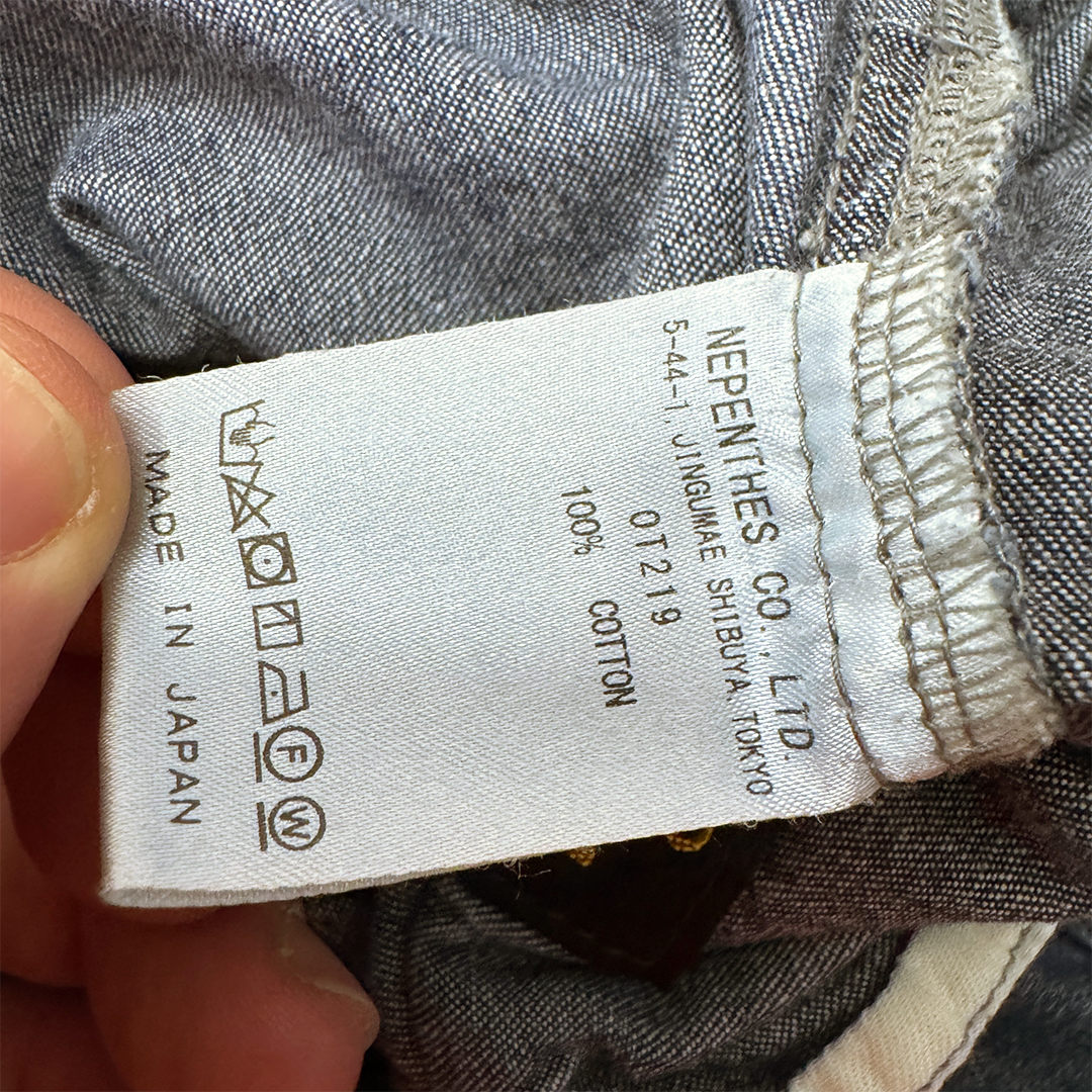 Needles HD Fatigue Light Denim Pants (1 - M)