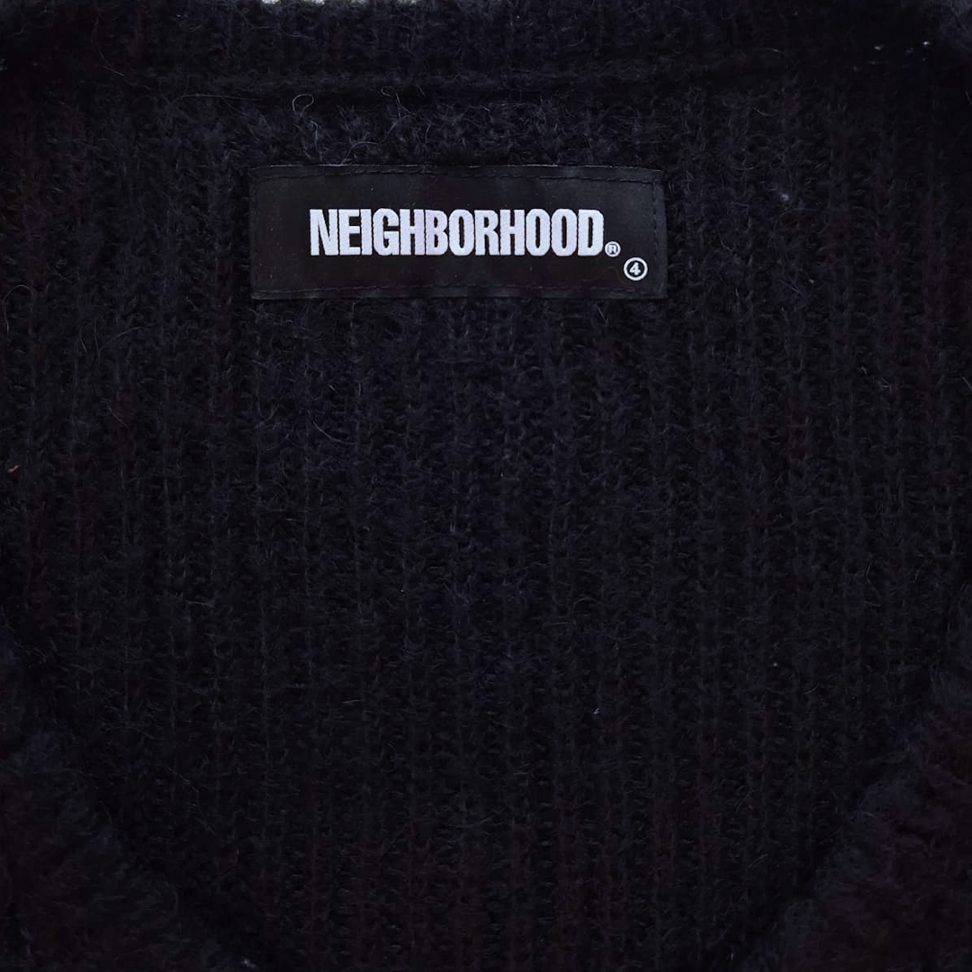 Neighborhood 20AW Mohair Na-Knit Long Sleeve Cardigan (L)