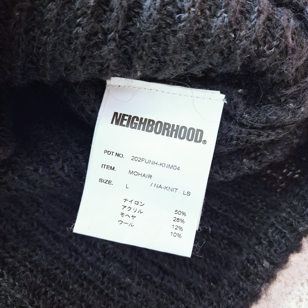 Neighborhood 20AW Mohair Na-Knit Long Sleeve Cardigan (L)