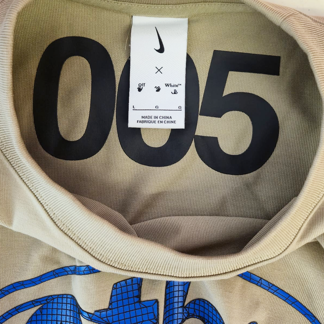 Nike x Off-White Beige Tee 005 (L)