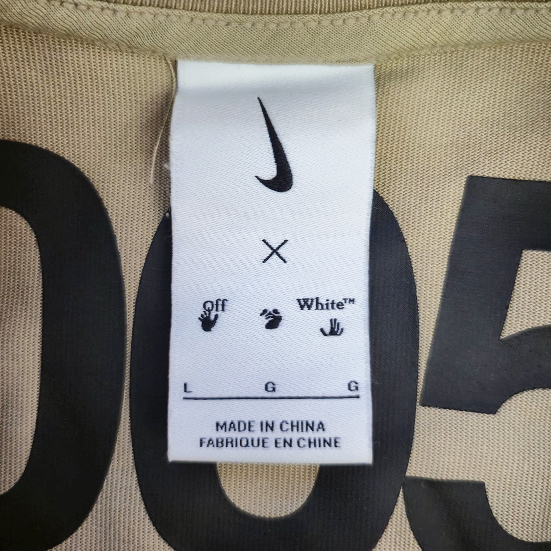 Nike x Off-White Beige Tee 005 (L)