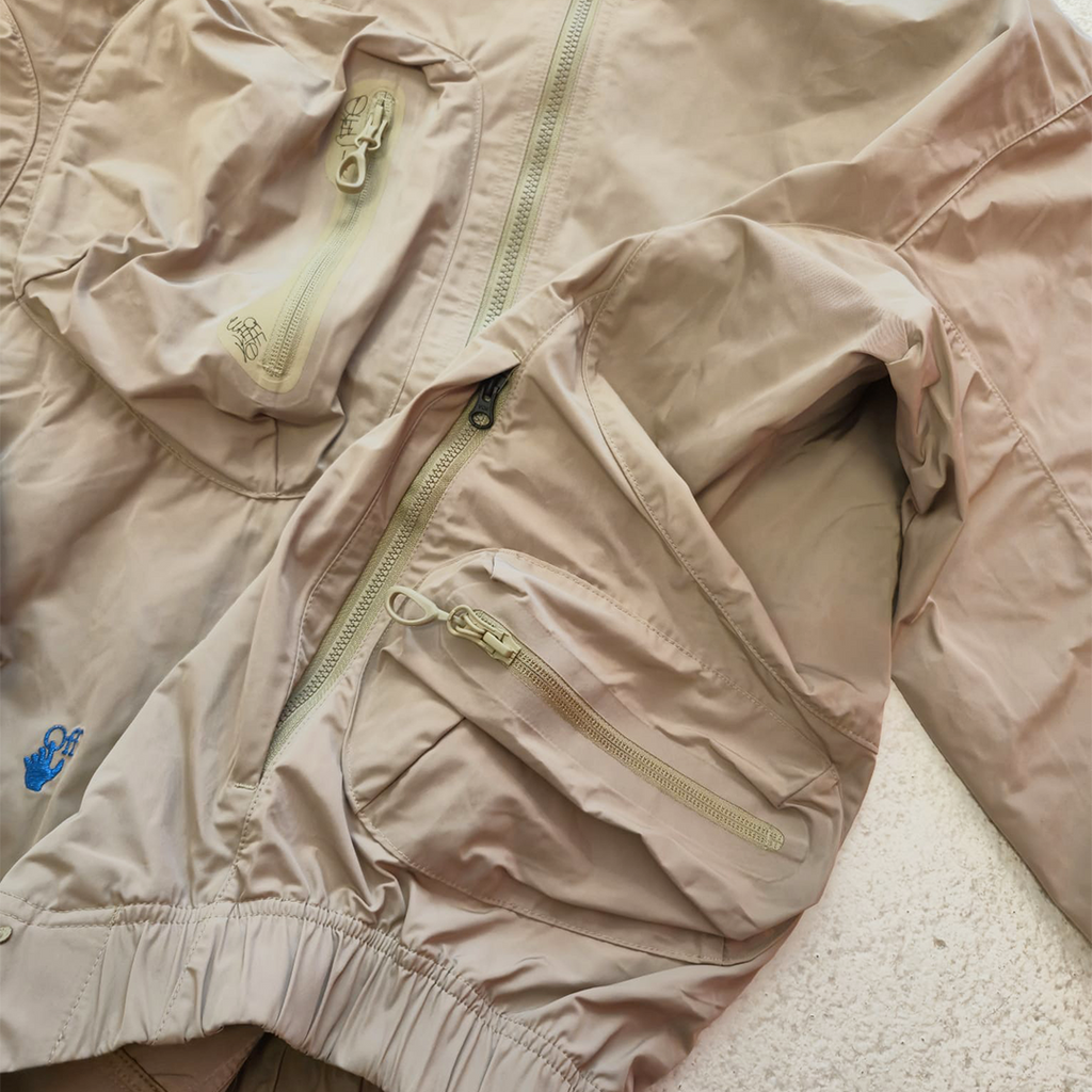 Nike x Off-White Beige Track Jacket (S)