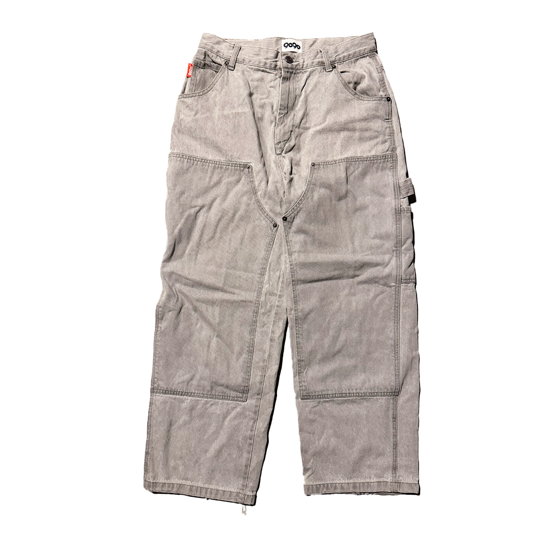9090 Double Knee Grey Pants (M)