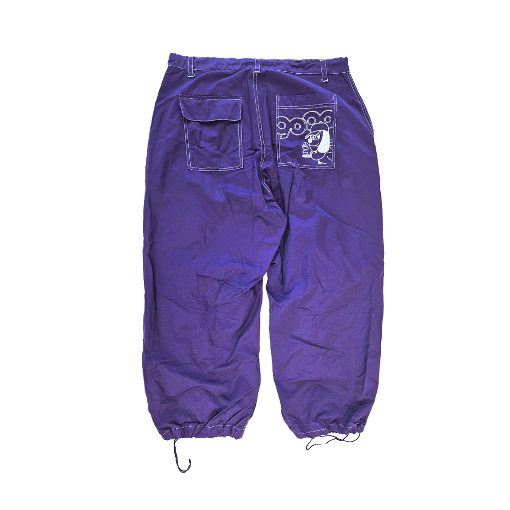 9090 x Centimeter Purple Balloon Track Pants (L)