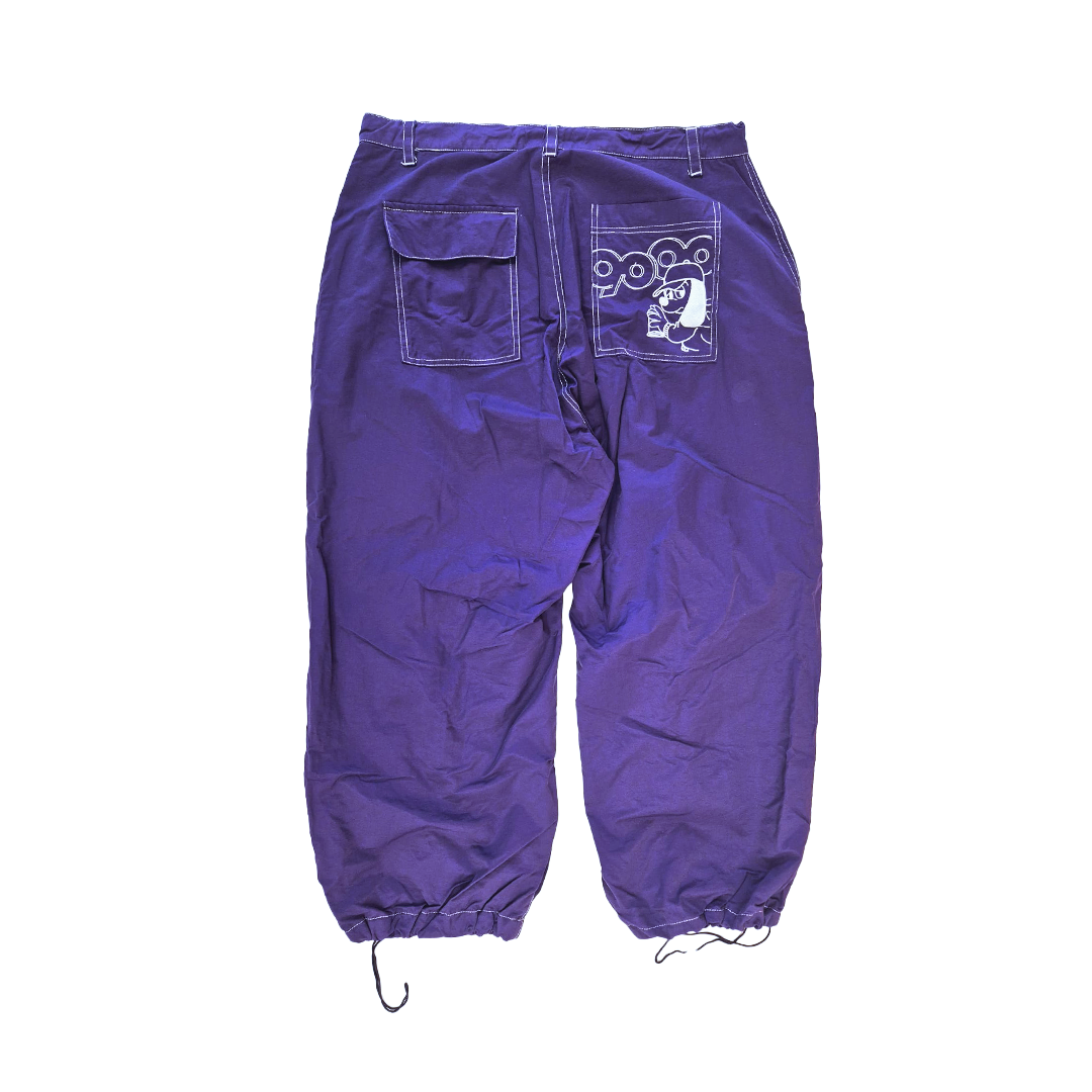 9090 x Centimeter Purple Balloon Track Pants (L)