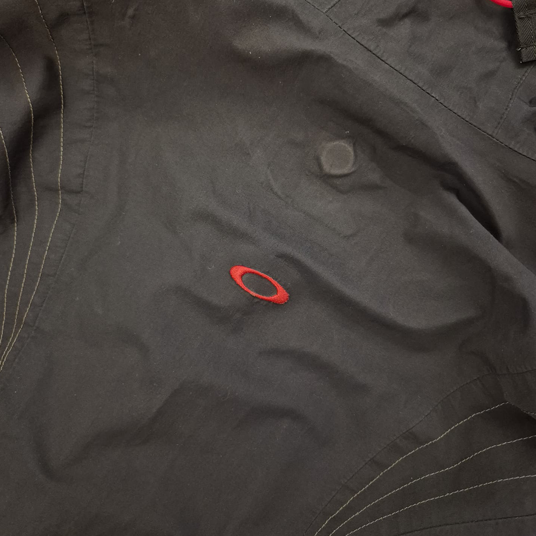 Oakley Black and Red Jacket (M)