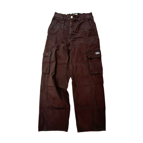 Obey Brown Cargo Pants (W25)