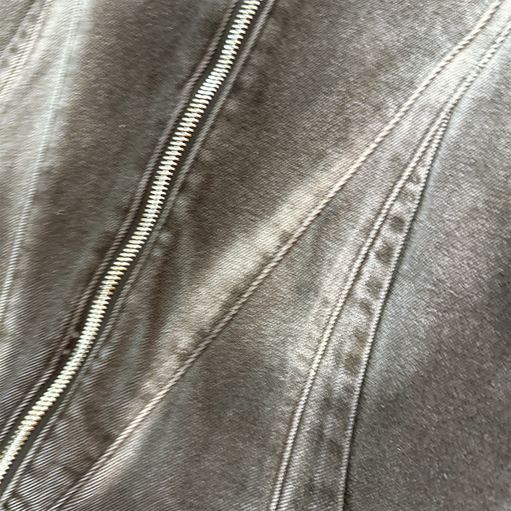 Croworld Acid Wash Black Jacket (L)