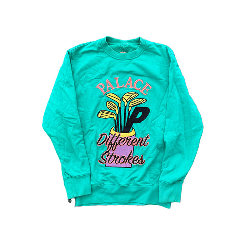 Palace Dif Strokes Turquoise Sweater