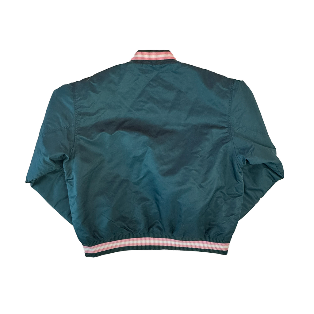 Palace Satin The Arena Green Varsity Jacket (L)