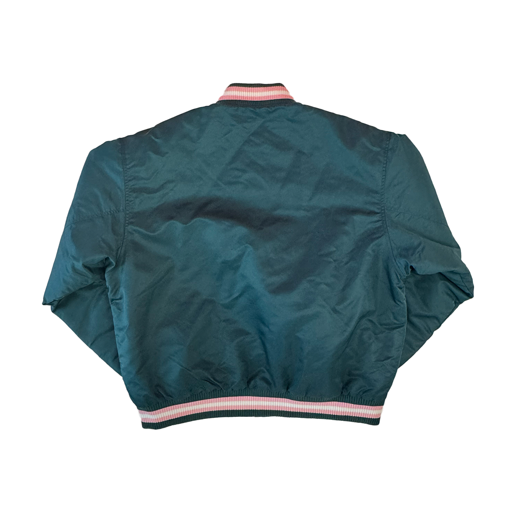 Palace Satin The Arena Green Varsity Jacket (L)