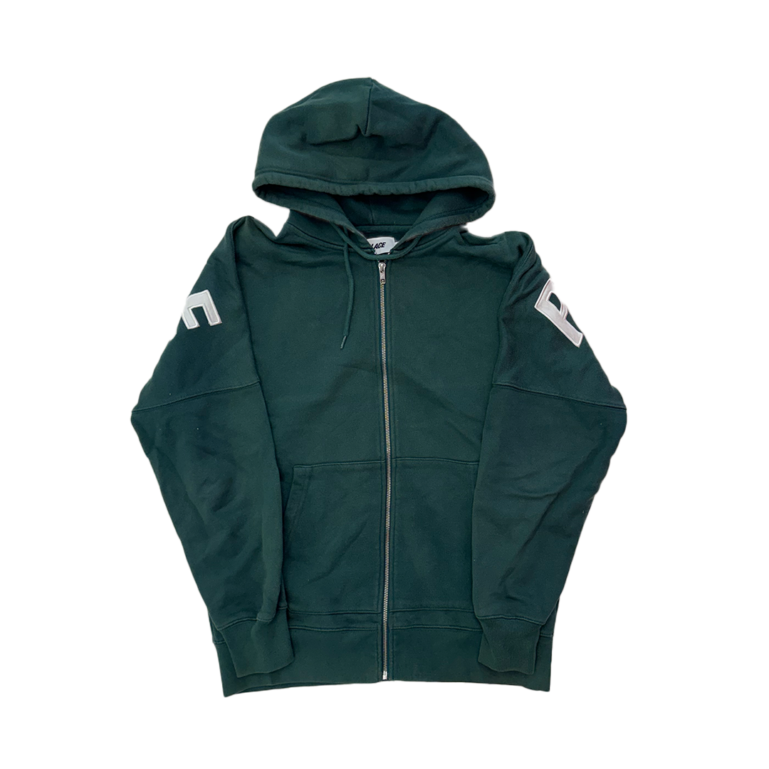 Palace Border Green Hoodie (M)