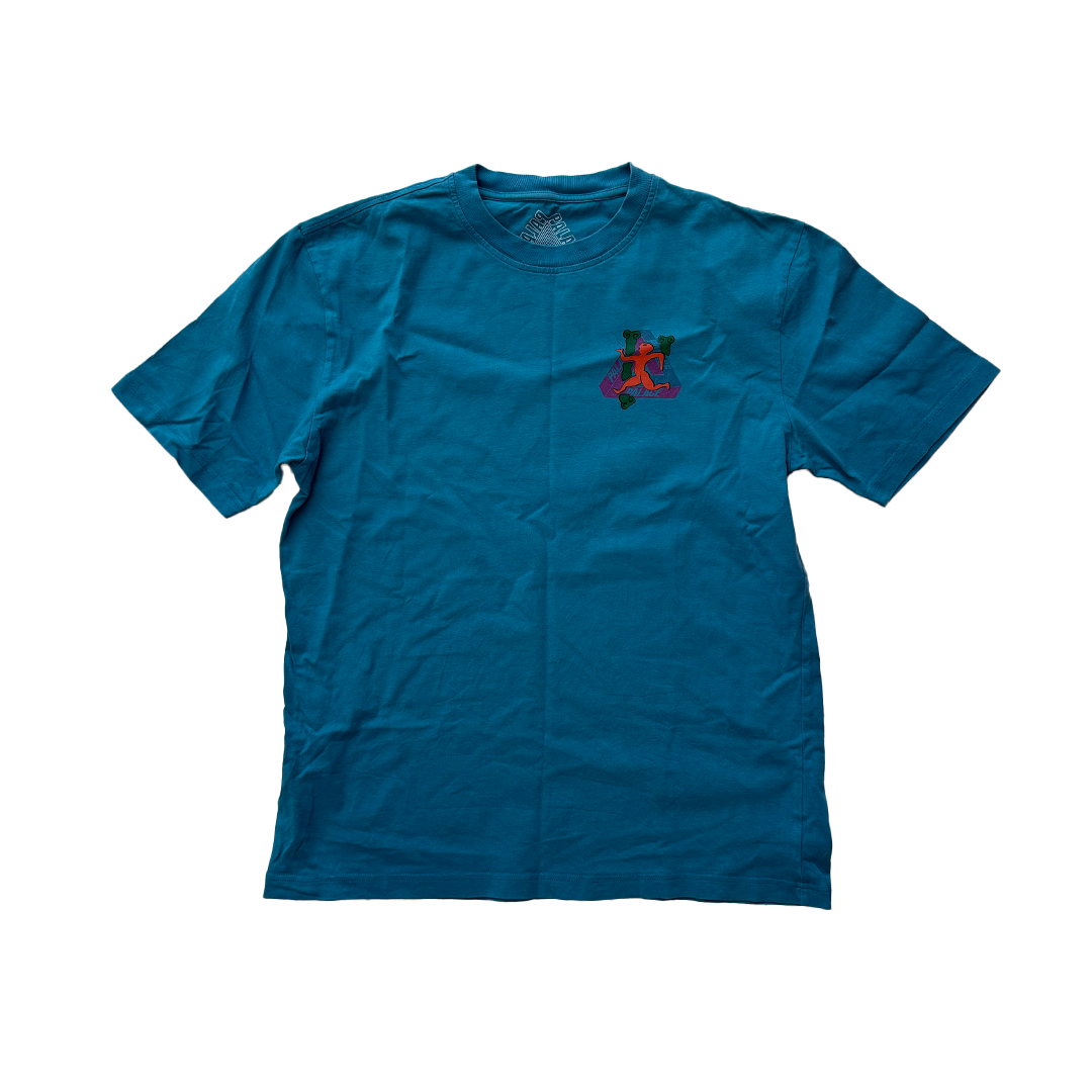 Palace Dancing Men Blue Tee (L)