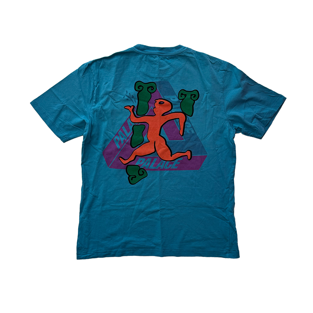 Palace Dancing Men Blue Tee (L)