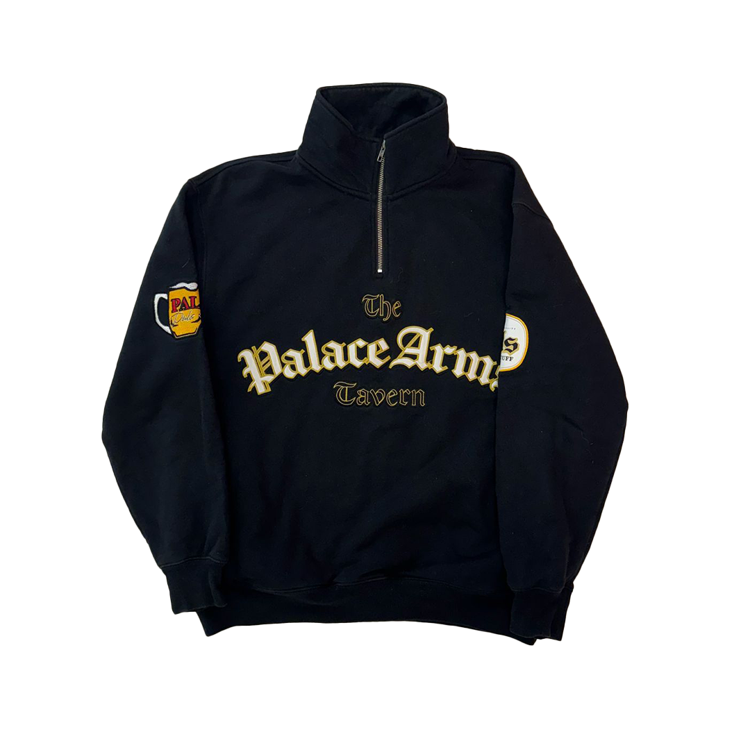 Palace Pub Grub Funnel 1/4 Zip Sweater (M)