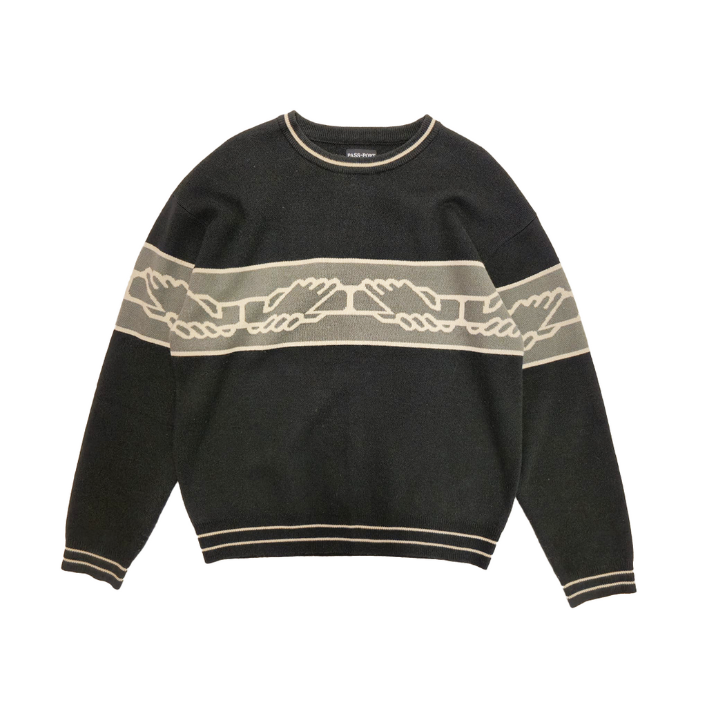 Pass Port Inter Solid Knit Sweater (M)