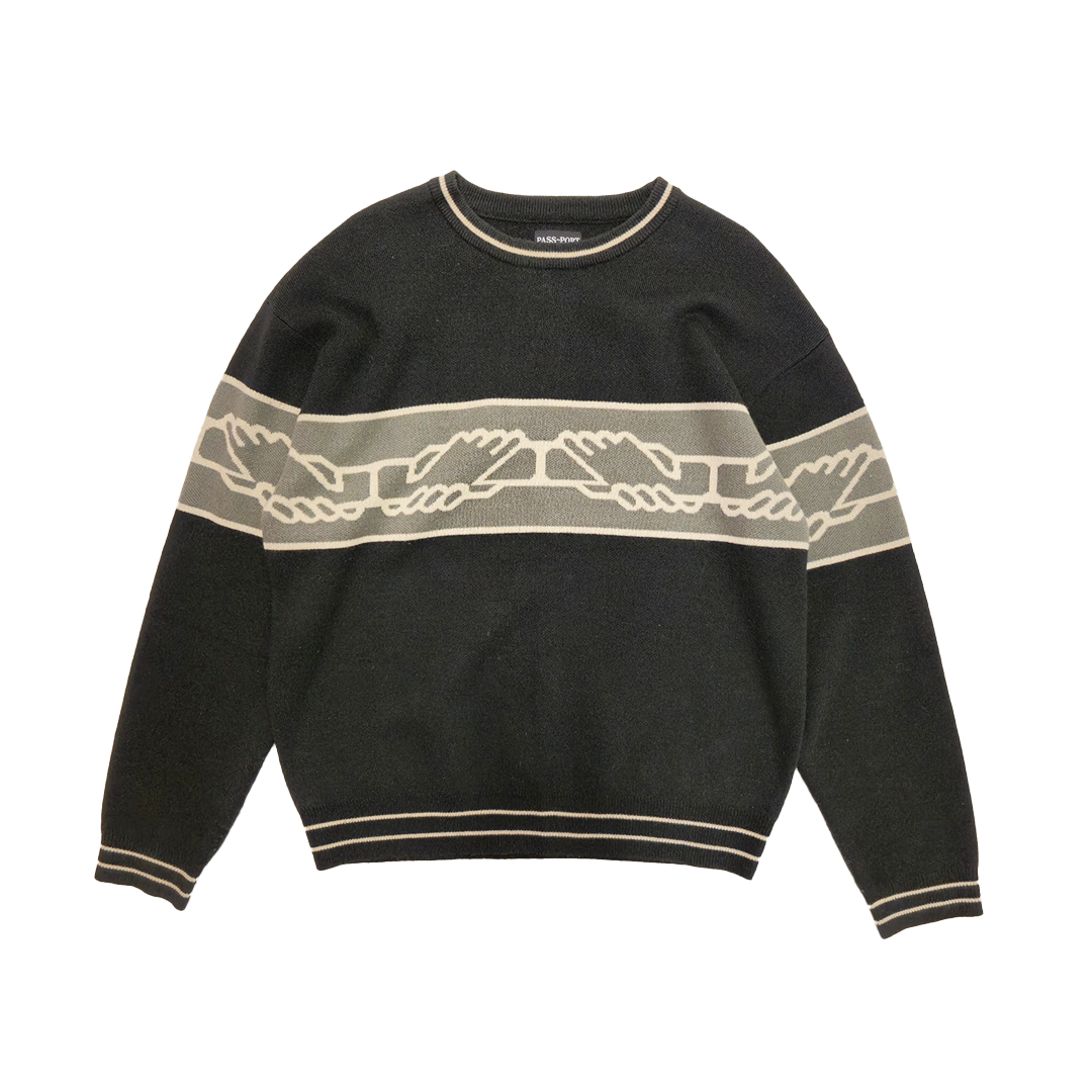 Pass Port Inter Solid Knit Sweater (M)