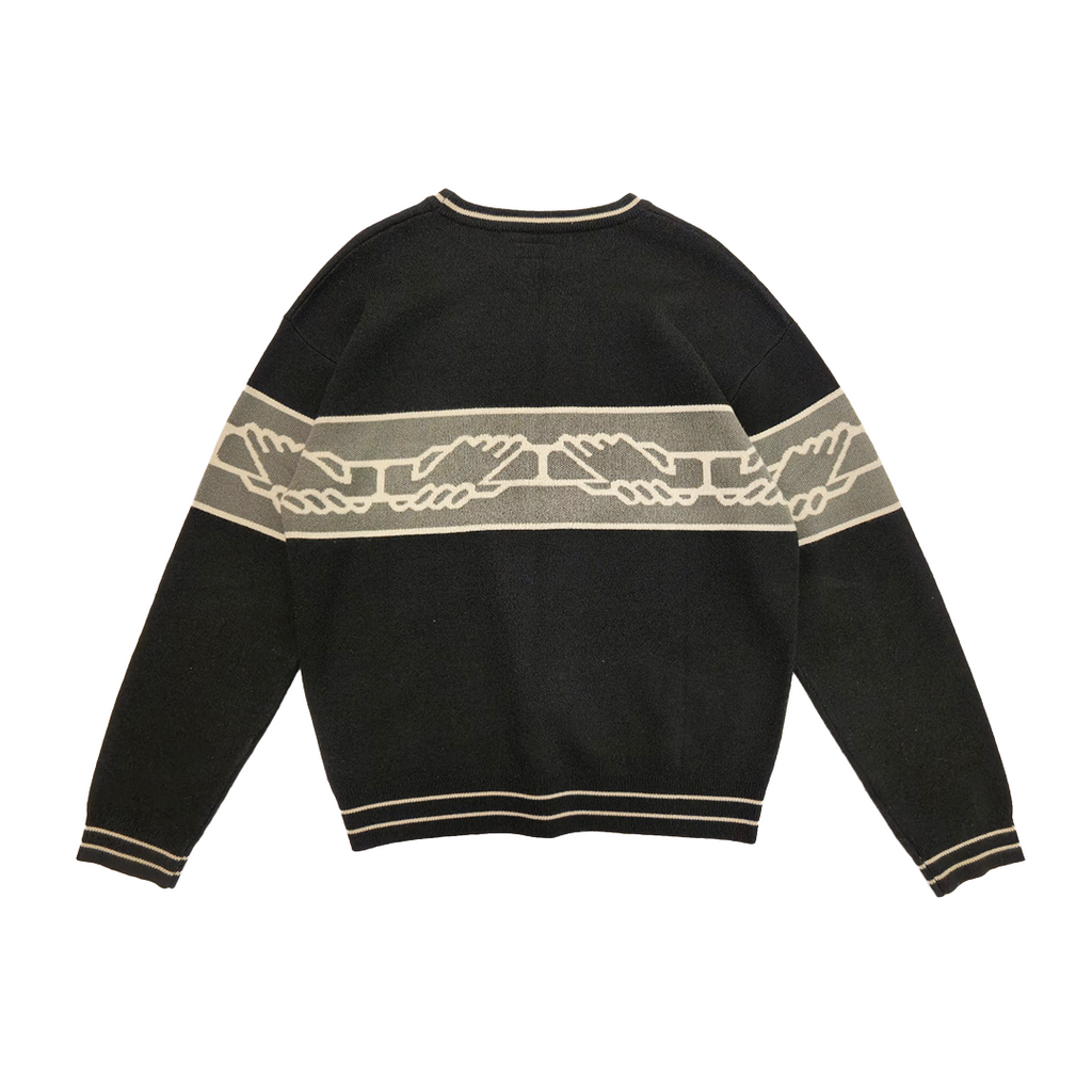 Pass Port Inter Solid Knit Sweater (M)