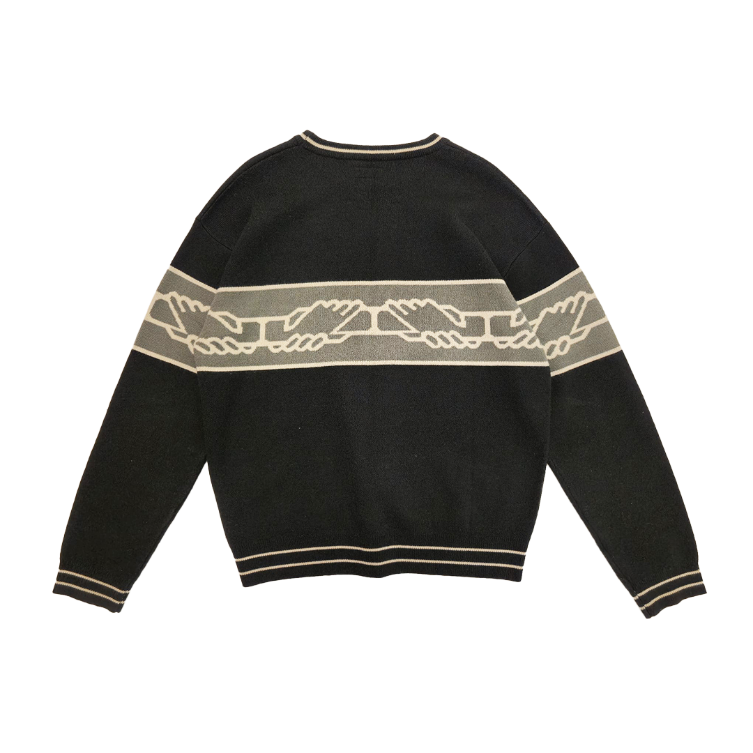Pass Port Inter Solid Knit Sweater (M)