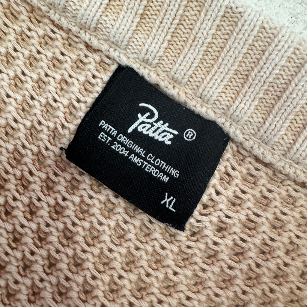 Patta Pale Pink Knit Sweater (XL)