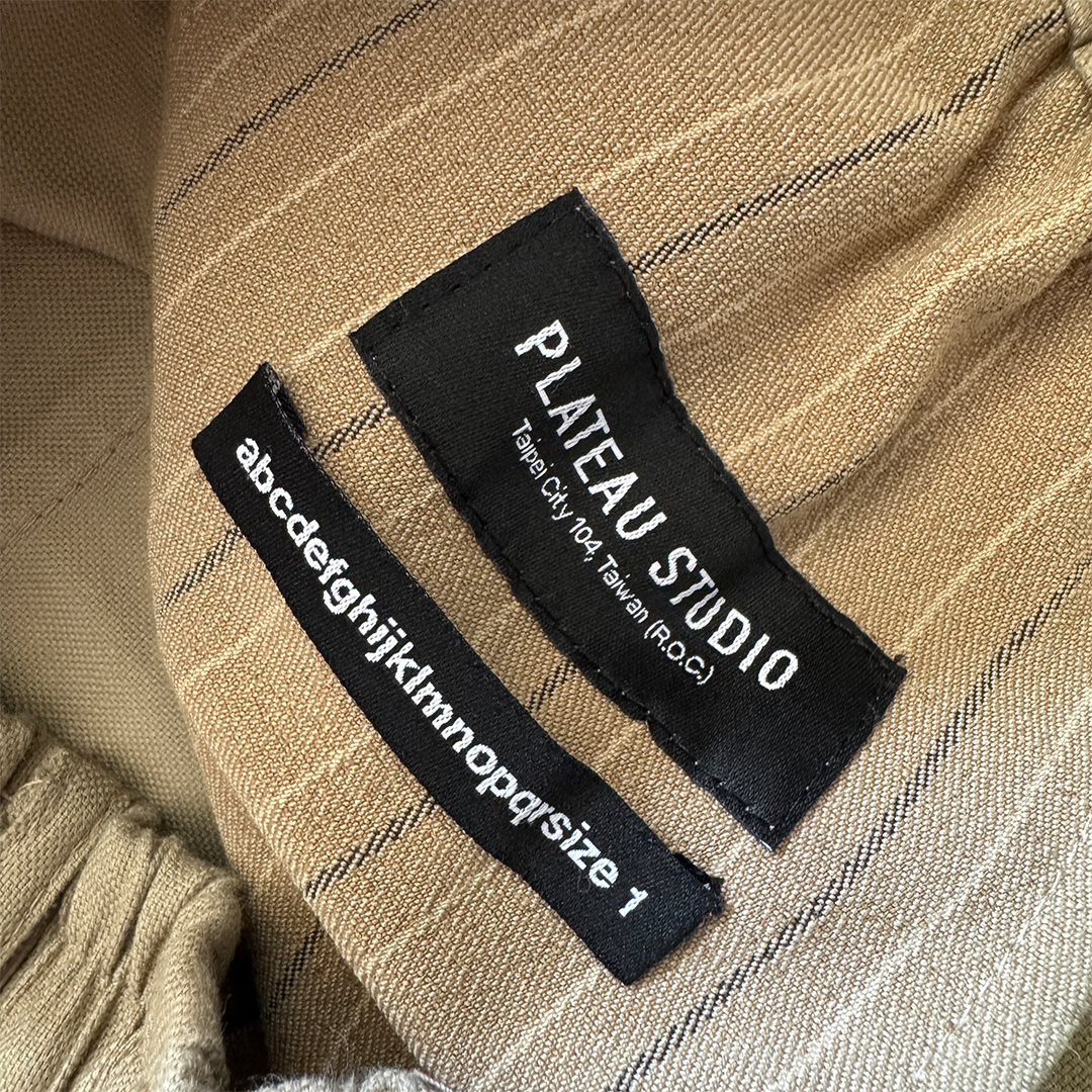 Plateau Studio Light Pants Patchwork (Size 1)