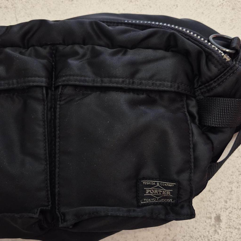 Porter Tanker Black Belt Bag