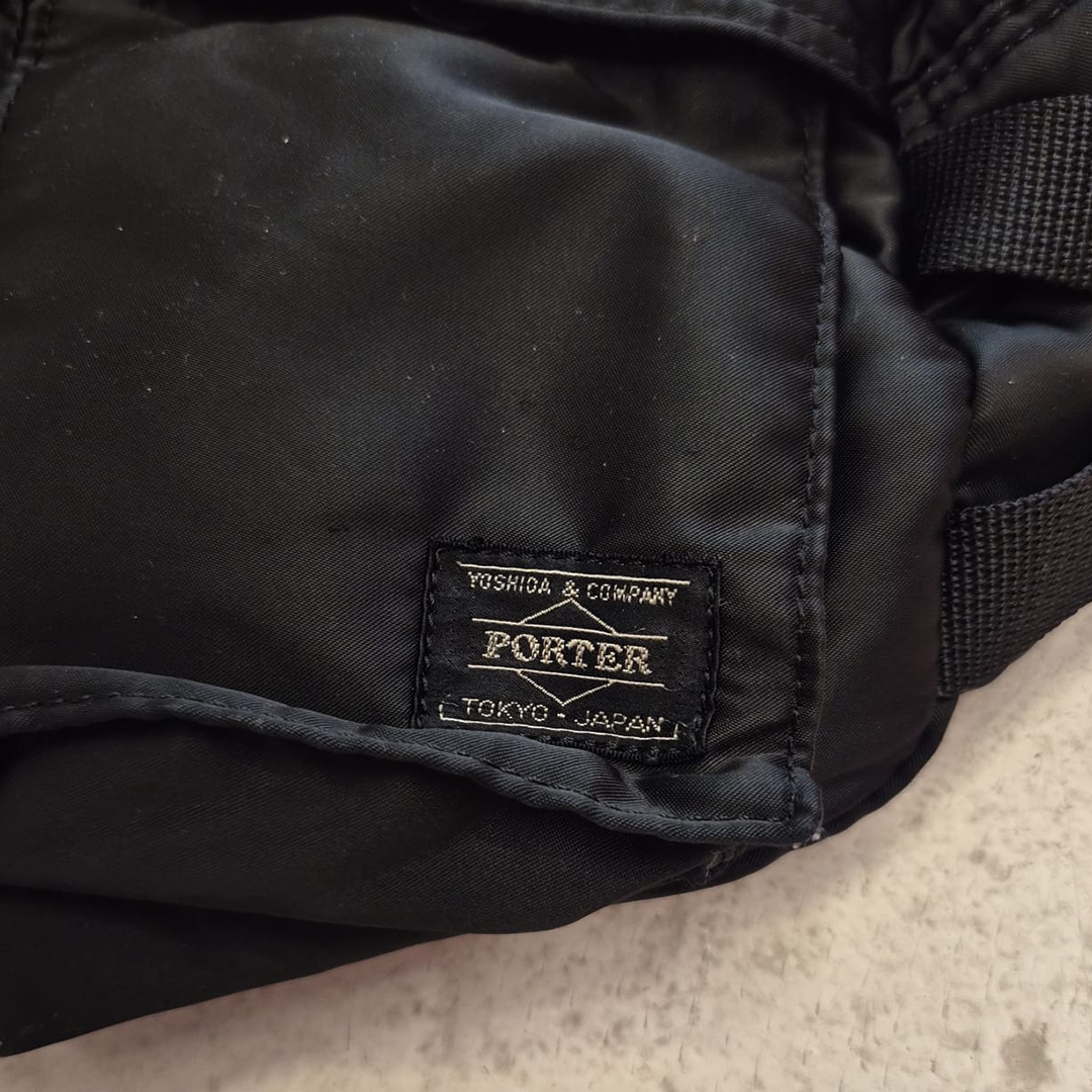 Porter Tanker Black Belt Bag