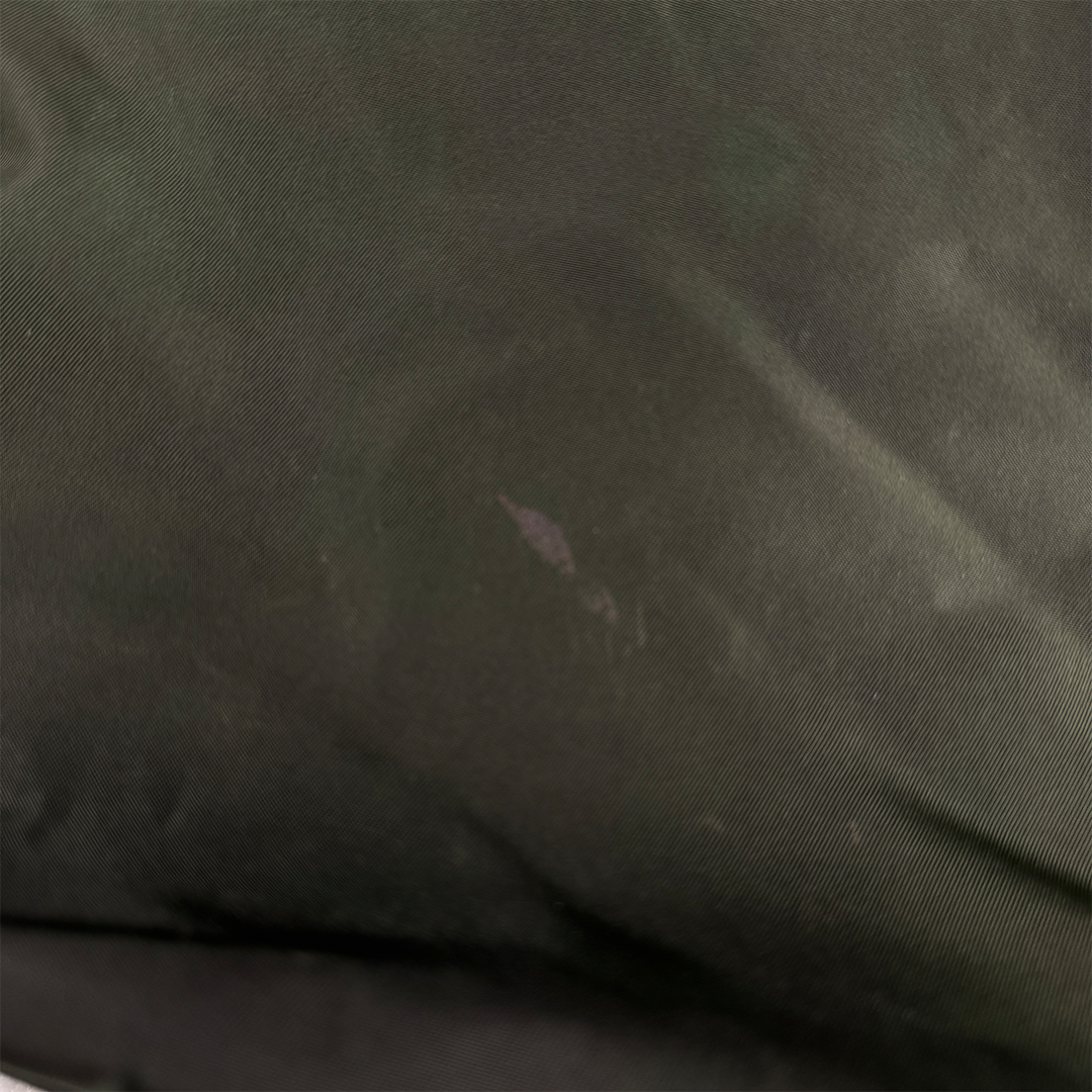 PRADA Vintage Nylon Iridescent Dark Green Hand Bag