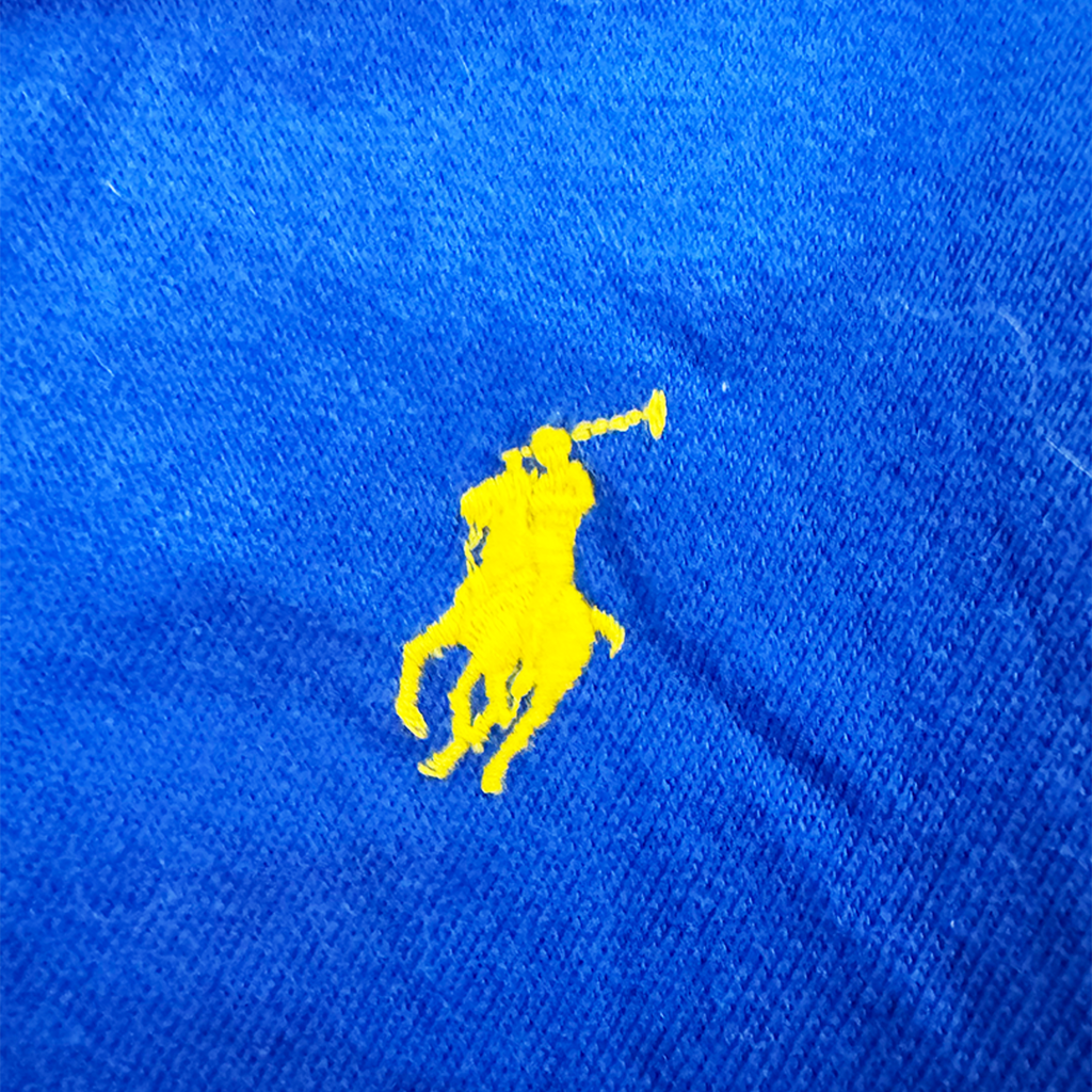 Ralph Lauren Blue Zip Hoodie (S)