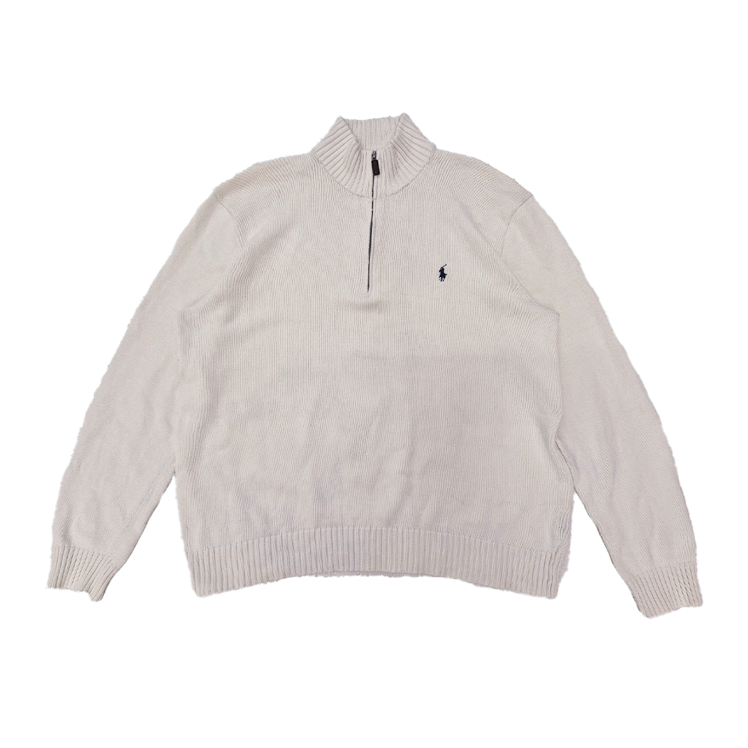 Ralph Lauren Beige 1/4 Zip (XL)
