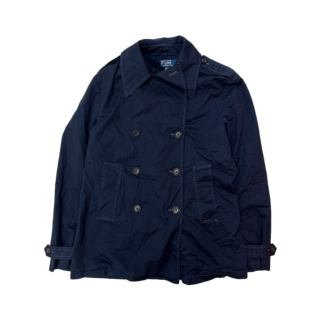 Ralph Lauren Navy Trench Jacket (M)