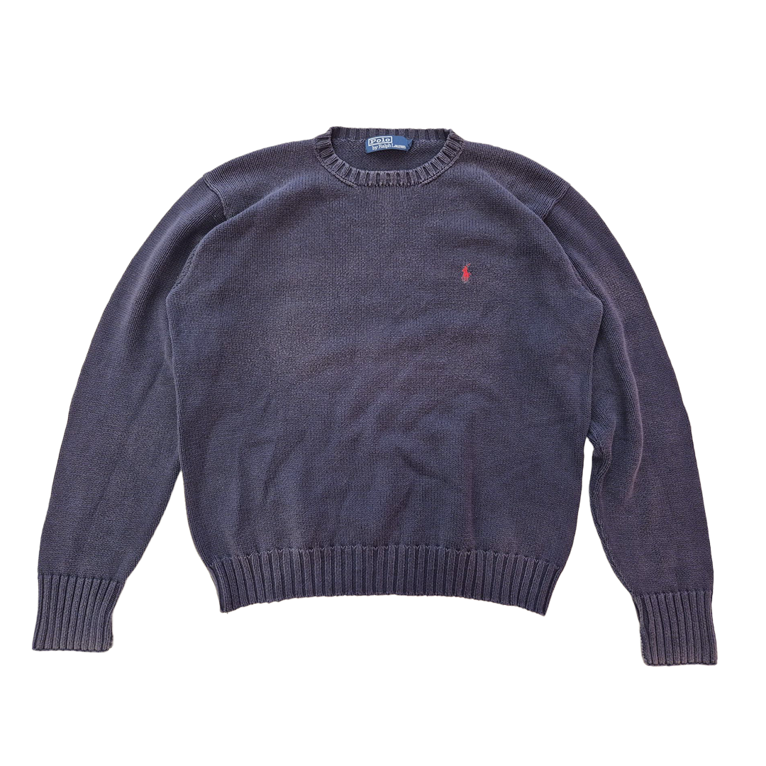 Ralph Lauren Blue Polo Knit (M)